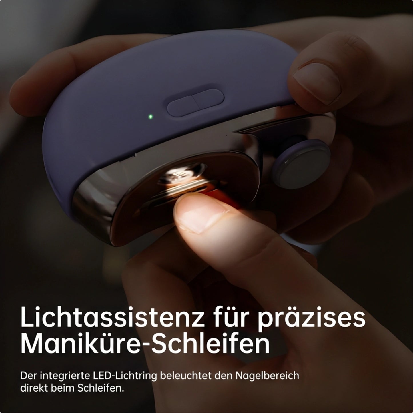 2-in-1 elektrischer Nagelknipser & Nageltrimmer